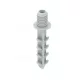 OBO Önfeszítő dübel 6mm M6 menettel Quick csőbilincsekhez DP GM6 30 Delta-Push 2351673
