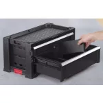 KETER 5 FIÓKOS TÁROLÓ TOOL CHEST Fekete/piros, 237007, Curver
