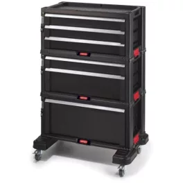   KETER 6 FIÓKOS TÁROLÓ TOOL CHEST Fekete/piros, 237786, Curver