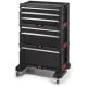 KETER 6 FIÓKOS TÁROLÓ TOOL CHEST Fekete/piros, 237786, Curver