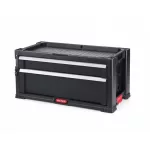 KETER 2 FIÓKOS TÁROLÓ TOOL CHEST Fekete/piros, 237790, Curver