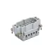 TP Electric Ipari nehézcsatlakozó, dugó betét, 10x16A/500V/10P+F 24-1016-100-01
