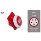 FAMATEL ipari beépíthető dugalj 3P+N+F 380V 16A IP67, 24331, Famatel S.A