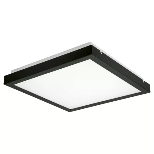 Kanlux 24643 TYBIA LED 38W-NW-SE B lámpa, négyszögletes mennyezeti LED lámpatest, mozgásérzékelős fekete 4000K