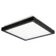 Kanlux 24643 TYBIA LED 38W-NW-SE B lámpa, négyszögletes mennyezeti LED lámpatest, mozgásérzékelős fekete 4000K