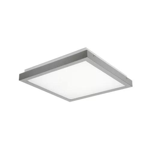 Kanlux 24646 TYBIA M 25W-NW-SE GY lámpa, négyszögletes mennyezeti LED lámpatest, mozgásérzékelős szürke 4000K