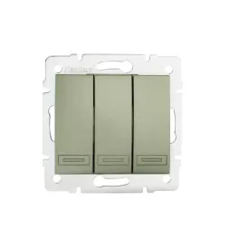   Kanlux 25017 DOMO 01-1090-250 pezsgő hármas csillárkapcsoló - Utolsó darabok!!