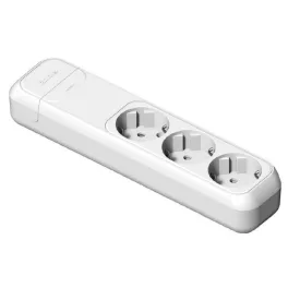   Földelt szerelhető elosztó hármas, fehér, 16A-250V, 2503, Famatel S.A