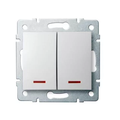 Kanlux 25079 LOGI 02-1120-102 fehér jelzőfényes csillárkapcsoló(105)
