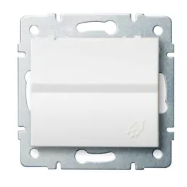   Kanlux 25086 LOGI 02-1230-102 fehér földelt dugalj IP-44 ajtós, tűzbiztos műanyag