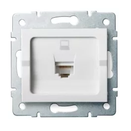   Kanlux 25108 LOGI 02-1390-002 fehér adatcsatlakozó aljzat (RJ45 Cat 5e Jack)
