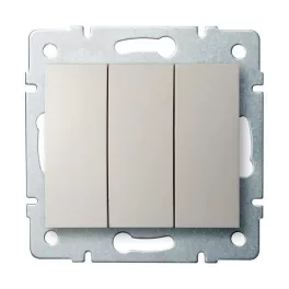   Kanlux 25136 LOGI 02-1090-103 krém hármas csillárkapcsoló