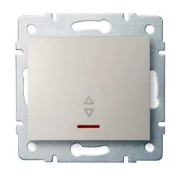   Kanlux 25141 LOGI 02-1140-103 krém jelzőfényes alternatív kapcsoló