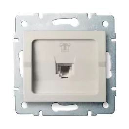   Kanlux 25165 LOGI 02-1370-003 krém telefon csatlakozó aljzat (RJ11)