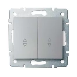   Kanlux 25192 LOGI 02-1060-143 ezüst dupla alternatív kapcsoló