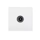 Kanlux 25326 BIURO 04-1300-102 fehér Antenna csatlakozó TV aljzat, végzáró