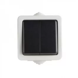   Kanlux 25351 TEKNO 05-1010-143 fekete csillárkapcsoló (105) IP54