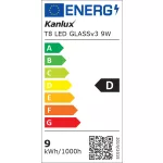 Kanlux 26063 T8 LED GLASSv3 9W-CW fénycső LED fénycső 6000K