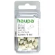 HAUPA Érvéghüvely iker 2* 0,5/ 8 fehér 270778/25 SmallPack Haupa (25db/bliszter)
