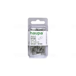   HAUPA Érvéghüvely szigetelt 4,0/10 szürke 27081425 SmallPack Haupa (25db/bliszter)