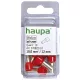 HAUPA Érvéghüvely szigetelt 10/12 piros 270822/10 SmallPack Haupa (10db/bliszter)