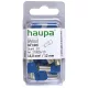 HAUPA Érvéghüvely szigetelt 16/12 kék 270826/10 SmallPack Haupa (10db/bliszter)