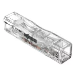 WAGO 2773-2401 vezeték összekötő tömör vezetékhez 2-es, átlátszó, egyenes 0,2-4mm2, 32A