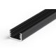 Topmet TM-profil LED Slim alu fekete 2000mm 89030021