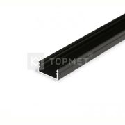Topmet TM-profil LED Begton alu fekete 2000mm