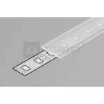 Topmet TM-takaró profil Begtin/Begton rápattintható/kihúzható transzparens 2000mm (J) 70330016