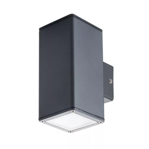 Kanlux 29001 GORI EL 235 D lámpa GU10, kültéri fali lámpatest, fekete