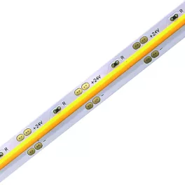   LED-szalag, COB, 3150 LED, 24 V DC, 14 W/m, IP67, meleg fehér, 3 év garancia, kiszerelés 5 méter)