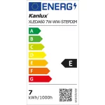 Kanlux 29634 Kanlux XLED A60 7W-WW-STEPDIM LED izzó 2700K szabályozható fényforrás