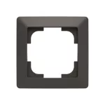 ABB 1-es keret, Zoni, fekete matt / fehér 3901T-A00010 137, 2CHT010010A6137