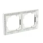 ABB 2-es keret, Zoni, fekete matt / fehér 3901T-A00020 137, 2CHT010020A6137