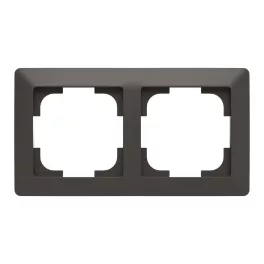   ABB 2-es keret, Zoni, fekete matt 3901T-A00020 237, 2CHT010020A6237