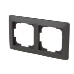 ABB 2-es keret, Zoni, fekete matt 3901T-A00020 237, 2CHT010020A6237