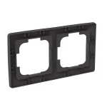 ABB 2-es keret, Zoni, fekete matt 3901T-A00020 237, 2CHT010020A6237