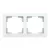 ABB 2-es keret, Zoni, fehér matt 3901T-A00020 240, 2CHT010020A6240