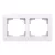 ABB 2-es keret, Zoni, fehér 3901T-A00020 500, 2CHT010020A6500