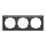 ABB 3-as keret, Zoni, fekete matt / fehér 3901T-A00030 137, 2CHT010030A6137