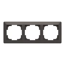   ABB 3-as keret, Zoni, fekete matt / fehér 3901T-A00030 137, 2CHT010030A6137