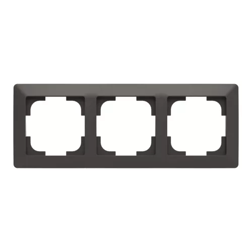 ABB 3-as keret, Zoni, fekete matt / fehér 3901T-A00030 137, 2CHT010030A6137