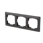 ABB 3-as keret, Zoni, fekete matt / fehér 3901T-A00030 137, 2CHT010030A6137