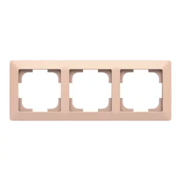   ABB 3-as keret, Zoni, púder / fehér 3901T-A00030 142, 2CHT010030A6142