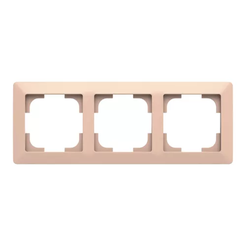 ABB 3-as keret, Zoni, púder / fehér 3901T-A00030 142, 2CHT010030A6142