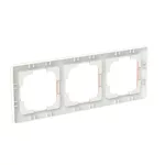 ABB 3-as keret, Zoni, púder / fehér 3901T-A00030 142, 2CHT010030A6142