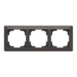   ABB 3-as keret, Zoni, fekete matt 3901T-A00030 237, 2CHT010030A6237