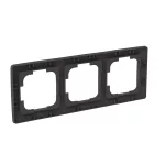 ABB 3-as keret, Zoni, fekete matt 3901T-A00030 237, 2CHT010030A6237