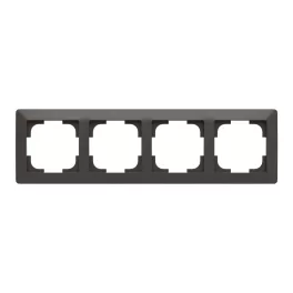   ABB 4-es keret, Zoni, fekete matt / fehér 3901T-A00040 137, 2CHT010040A6137